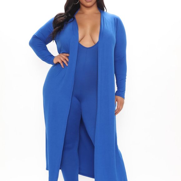 Lost In Love Jumpsuit Set - Royal - Picture 6 of 11